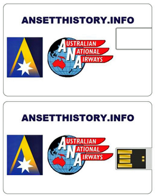 (image for) USB - AIRLINES & AIRCRAFT OF THE ANSETT GROUP 1921 - 2002 - Click Image to Close